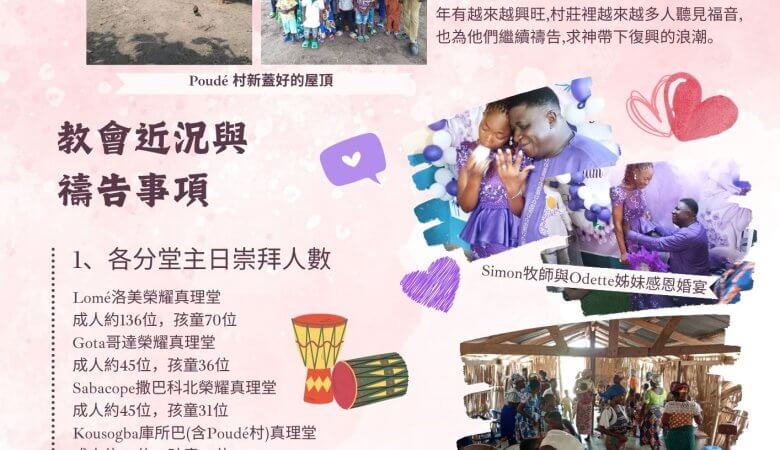 202407西非多哥代禱
