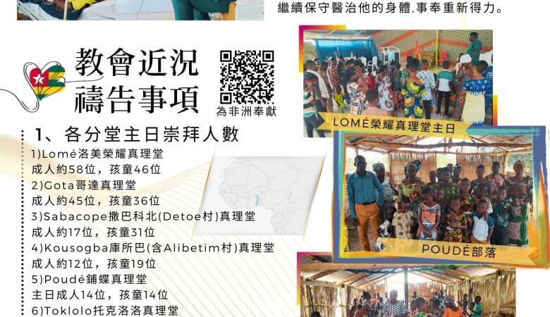 202503西非多哥代禱