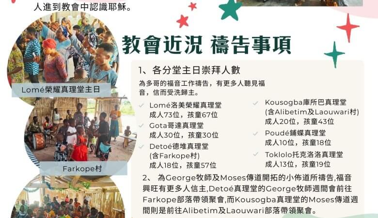 202512西非多哥代禱