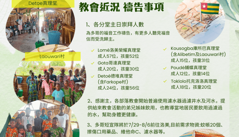 202604西非多哥代禱